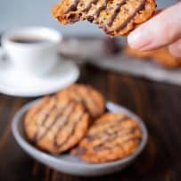 Taking a bite out of a Florentine cookie