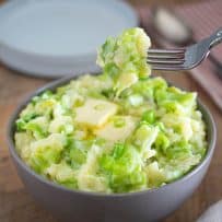 A fork full of colcannon