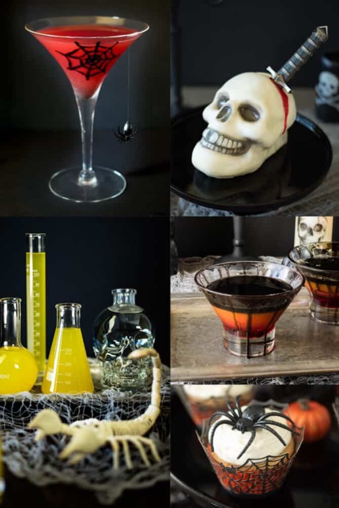 Spider cupcakes, Halloween punch and other Halloween drinks